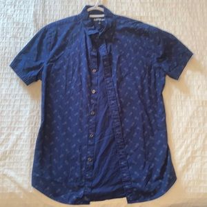 Express button down T-shirt